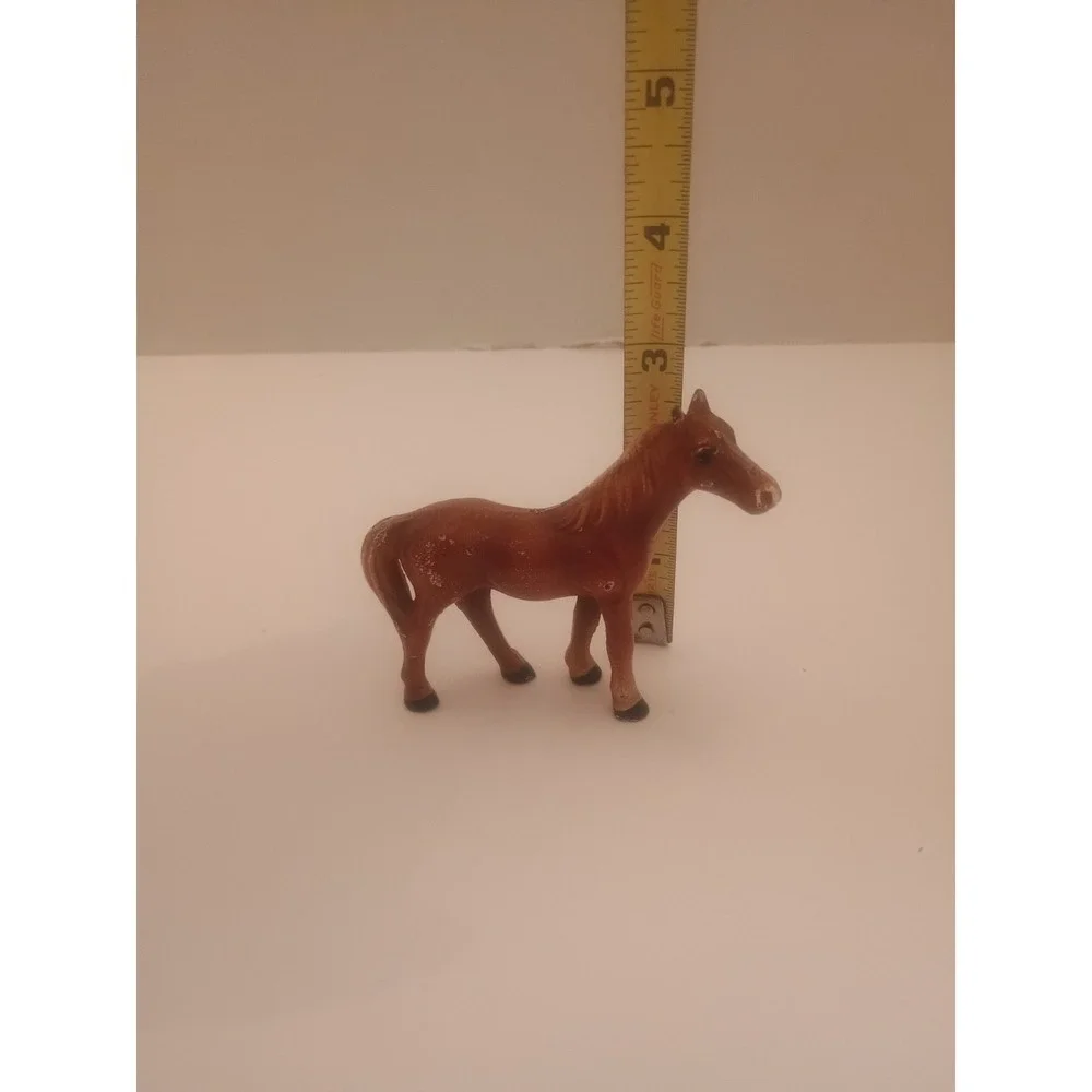 Cast Pot Metal Western Mini Horse Figurine Vintage 50s-60s Carnival Prize, 3
